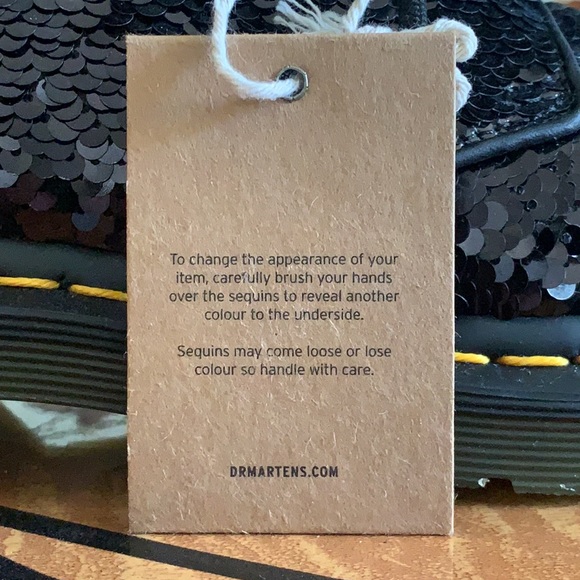 Dr Marten 1461 Sequin Oxfords. Woman’s size 8. NWOB. - Picture 6 of 6